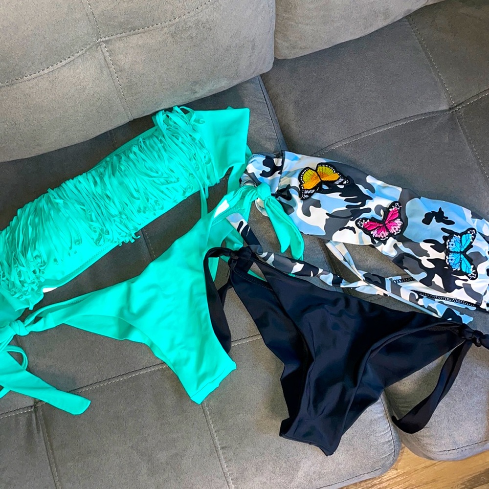 Bandeau Swimsuit Sets